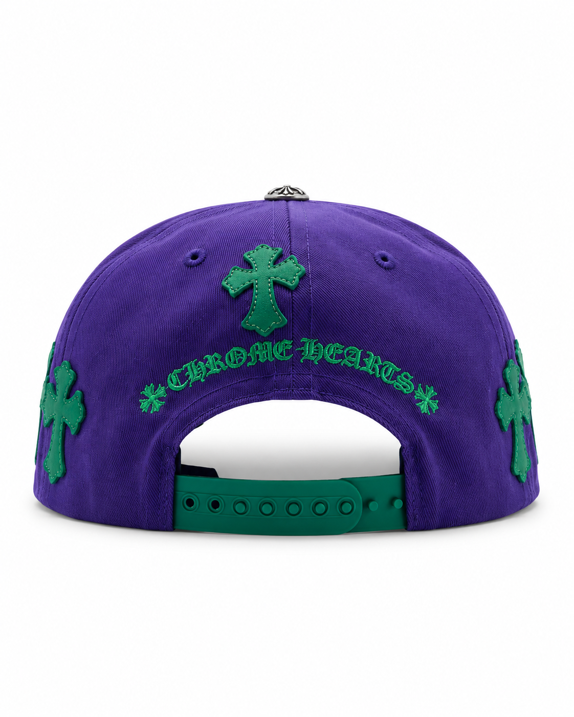 Chrome Purple Cross Patch Baseball Hat