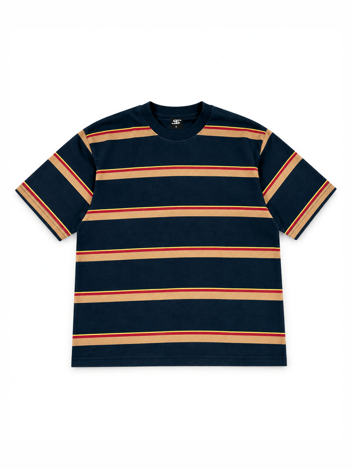Navy Vintage Stripes
