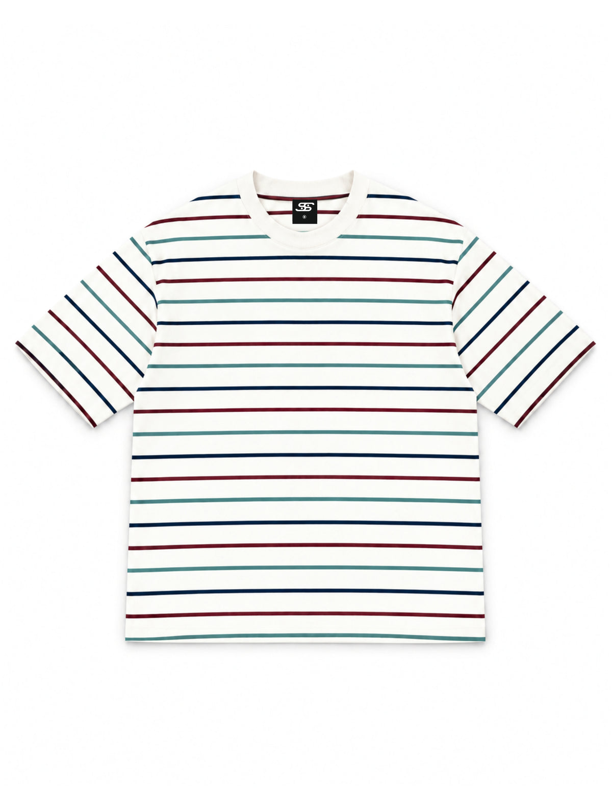 White Vintage Stripes
