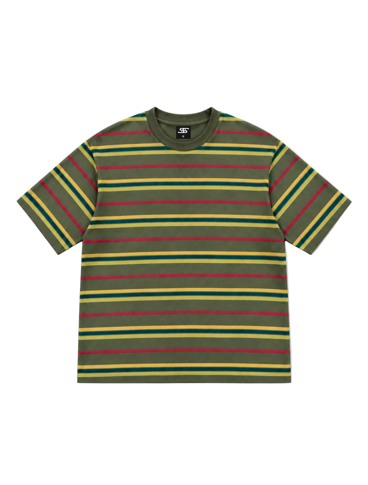 Olive Vintage Stripes